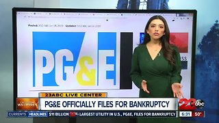 PG&E officially files for bankruptcy