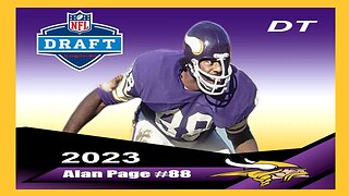 Madden 23 Legend Draft Pick Alan Page Creation