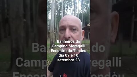 Banheiros do Camping Meregalli em Caraá RS - Encontro dia 9 e 10 set. 23 #tendeuecoisarada