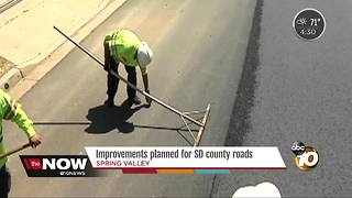 Improvements planned for San Diego County roads