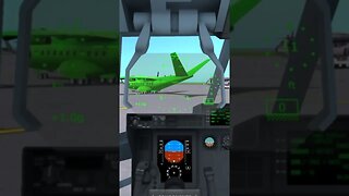 Crashing MC-130 into RL-72 | Turboprop Flight Simulator #shorts