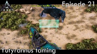 Yutyrannus taming - Ark Survival Evolved - Extinction EP21