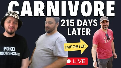 Carnivore Diet Day 215 LIVE—IM AN IMPOSTER.. Q&A w/JT