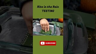 Rite in Rain Testing #shorts #survivalshorts