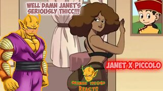Orange Piccolo Reacts To Janet X Piccolo By @Synetik | Well Janet's Seriously Thicc!!!