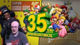 Mew2King Salem and Domo React to Mario 35th Anniversary Nintendo Direct