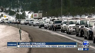 Eastbound I-70 reopens, westbound to reopen by 6 p.m. near Idaho Springs after rockfall mitigation