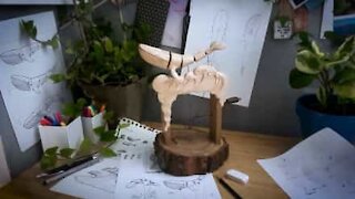 Ever seen wood carving like this?