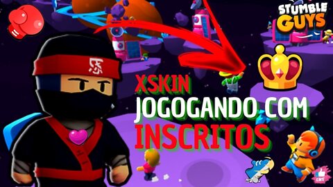 🔴STUMBLE GUYS 🔴0.40 VEM JOGAR🔴STUMBLE GUYS!🔥