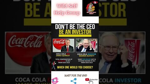 🔥Coca Cola: James Quincey vs Warren Buffets income🔥#shorts🔥#wildselfhelpgroup🔥25 march 2022🔥