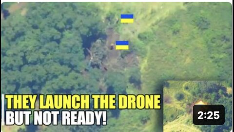 Moment Lancet visits Ukrainian drone launch point on right bank of Dnepr