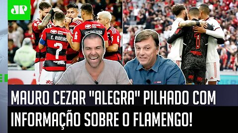 "EU VOU TE DAR uma NOTÍCIA APURADA AGORA sobre o Flamengo que vai..." Mauro Cezar "ALEGRA" Pilhado!