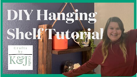 DIY How to Make a Hanging Display Shelf (DIY Video 1)