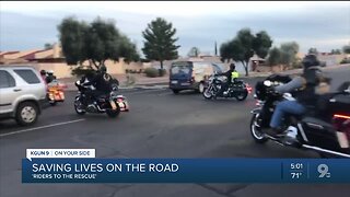"Riders to the Rescue' saving lives on the road