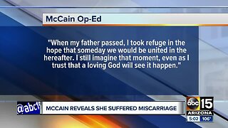 Meghan McCain discusses having miscarriage in New York Time piece