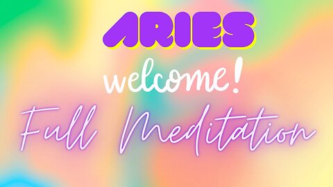 **☺ A FULL ARIES MEDITATION FOR ULTIMATE HEALING #aries #meditations #success #ariestraits
