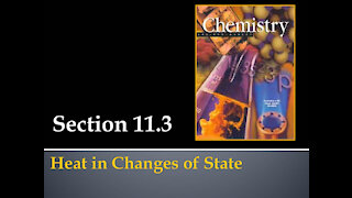 General Chemistry Section 11.3