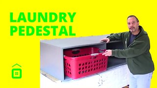 pedestal for washing machine DIY