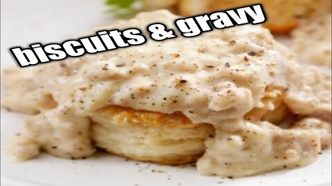 How to make biscuits & gravy | @chronic.eats on IG 😋😻 #breakfast #biscuits #gravy #biscuitsandgravy