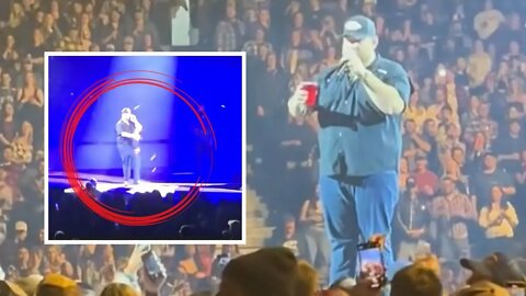 Luke Combs Goes Off On Guy Throwing Stuff At Him