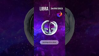 HORÓSCOPO DE #LIBRA 24/09/23 - PERIODO! #shorts