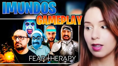 IMUNDOS Tomando Susto com SMzinho ,Zanfas e Thomezord desligando o PC - Fear Therapy #1 - REACT