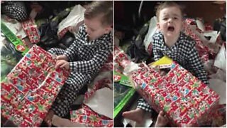 Kid gets scariest Christmas present ever!