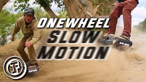 Onewheel GT should ONLY be ridden off-road, and here's why // 4K 120fps Slow Motion