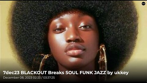 7dec23 blackout underground rap Breaks Soul Funk Jazz Ukkey Banzai Radio Den Bosch Dj Vinyl Only Mix