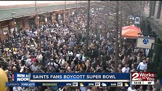 Saints fans boycott Super Bowl