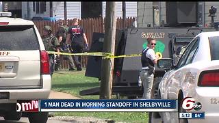 One man dead following standoff in Shelbyville