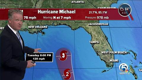 4 p.m. Monday Michael update