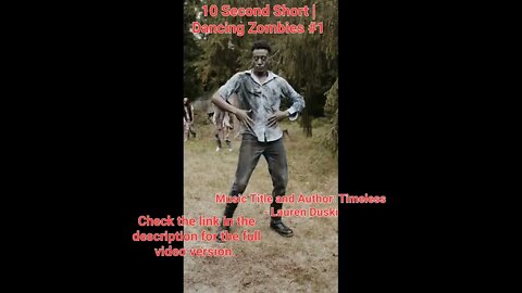 10 Second Short | Dancing Zombies | Ease Tension Meditation Music#Meditation #halloween #music #1