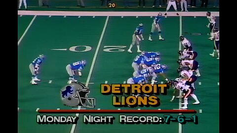 1986 Bears at Lions (MNF)