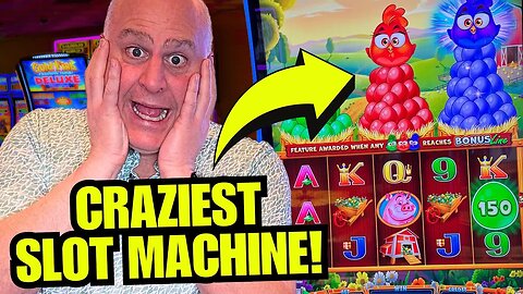 THE CRAZIEST SLOT MACHINE I HAVE EVER PLAYED!