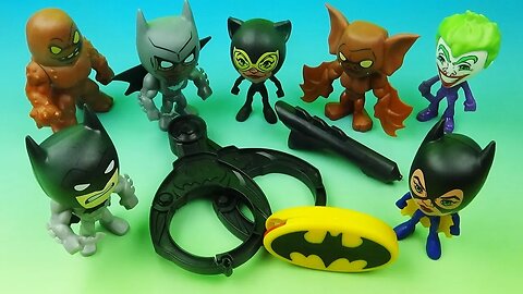 2021 BATMAN Full set of 10 WACKY PACK COLLECTIBLES VIDEO REVIEW