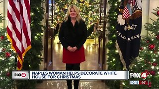 Naples woman helps decorate White House for Christmas