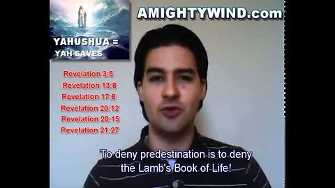 (a re-upload) Souls CHOSE Either YAHUSHUA or lucifer BEFORE THE FOUNDATION OF THE WORLD - PREDESTINED PATH! Part 1