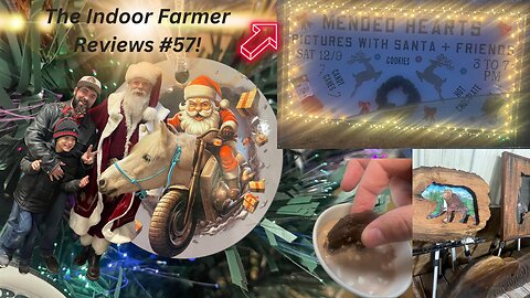 The Indoor Farmer Reviews #57! Santa at Mended Hearts Therapy Stables!