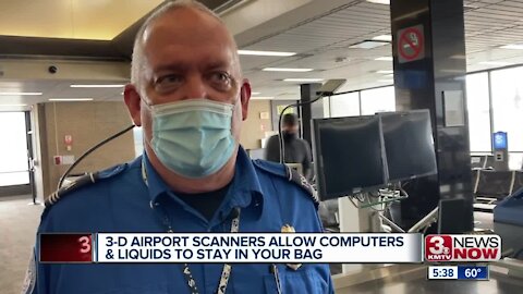 3D Airport Scanners at Eppley Allow Computers & Liquids to Stay in Your Bag