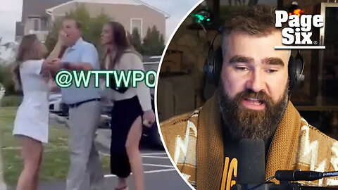 Jason Kelce says Memorial Day weekend was 'fun' despite wife Kylie getting into screaming match with angry fan