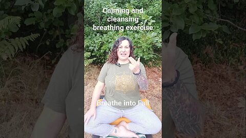 Alternating nostril breathing exercise calms and cleansing the mind, clearing blockages.
