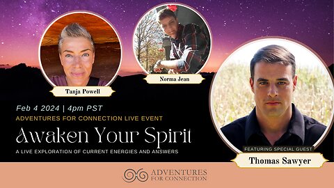 ADVENTURES FOR CONNECTION - LIVE HEALINGS WITH THOMAS