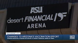 Changes made to Phoenix Municipal Stadium vaccination site