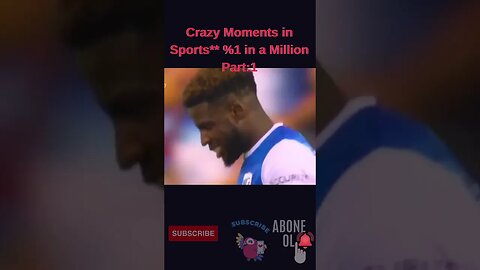 Crazy Moments in Sports-- %1 in a million #shorts Milyonda 1 ihtimaller (for more.. Subscribe)