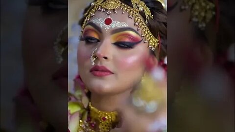 makeup tutorial bridal #bride #makeover #makeup #bridal #shorts