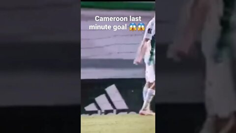 Cameroon last minute goal against Algeria what!!!