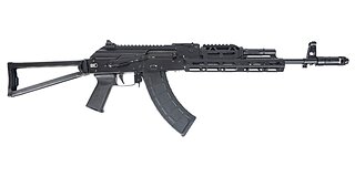 PSA AK-103 GF3 RIFLE WITH ALG TRIGGER, JL BILLET LONG RAIL, AND RAILED PICATINNY DUST COVER, BLACK