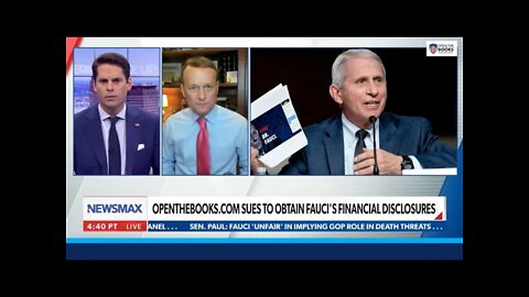 Wake Up America on Newsmax TV: OpenTheBooks Sues to Obtain Dr. Fauci's Financial Disclosures