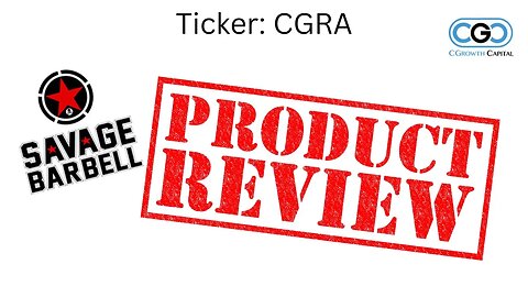 $CGRA | SAVAGE BARBELL SHIRT REVIEW | STOCK UPDATE | CGRA STOCK